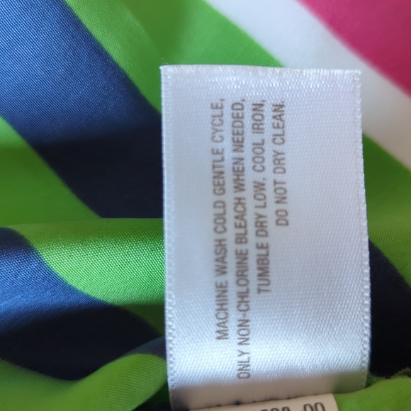 Old Navy Sleeveless Rainbow Stripe Shift Dress M Blue Pink - Picture 4 of 16